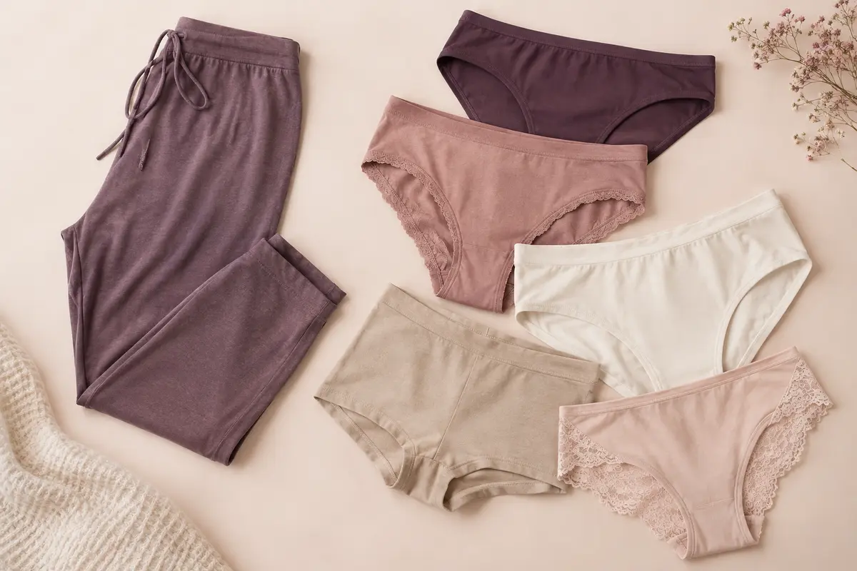 Pantalon ajusté plié près de culottes aux bordures plates et aux coupes classiques ou shorty